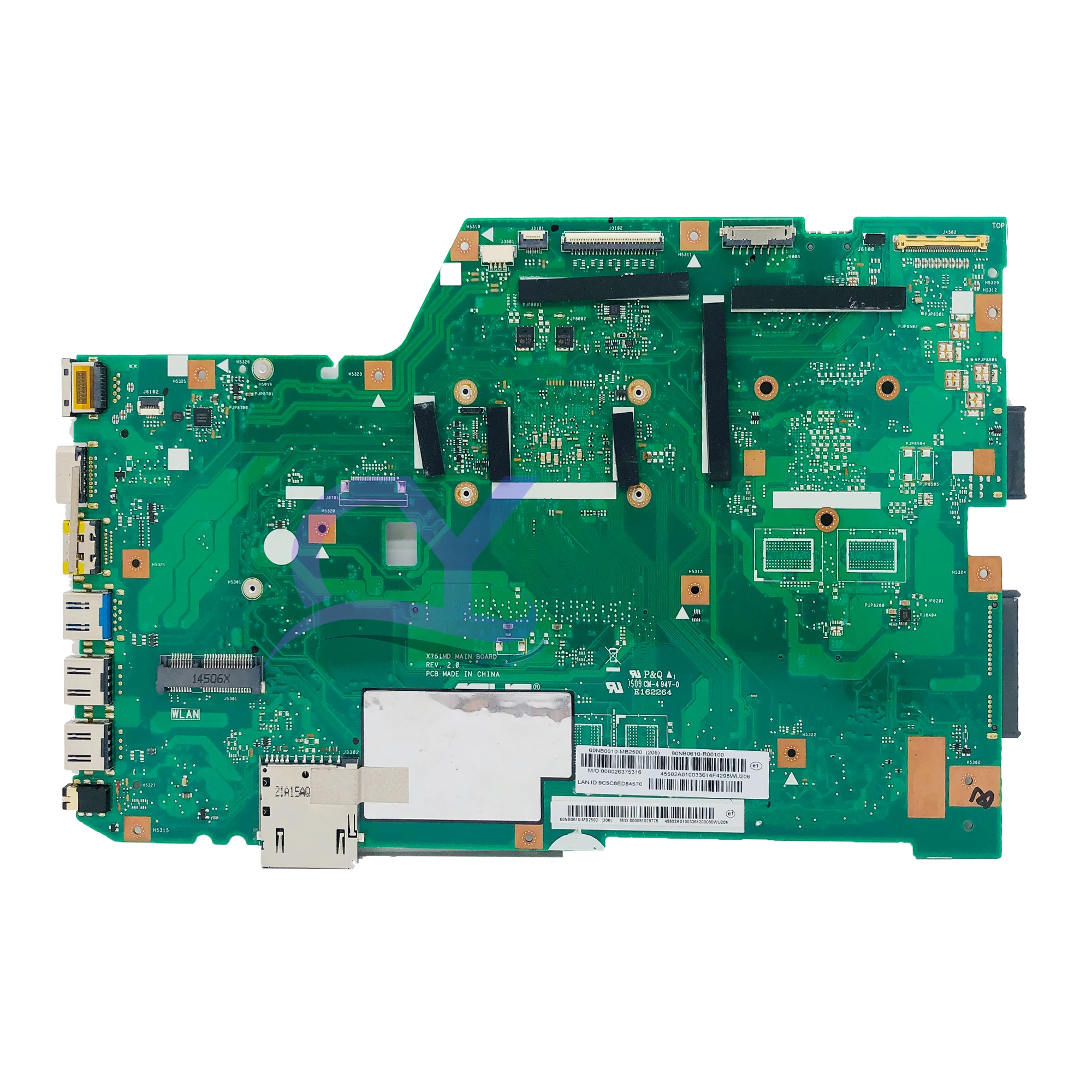 X751MA Mainboard Für ASUS X751MD K751M K751MA R752M R752MA X751MJ Laptop Motherboard N2940 N3540 CPU V1G UMA 100% Funktioniert Gut