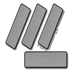6Mm Thuyền EVA Bước Miếng Lót Đánh Trống Không Trượt Dính Trên Nâu Xám Đen 324*95Mm 4 bộ Customied