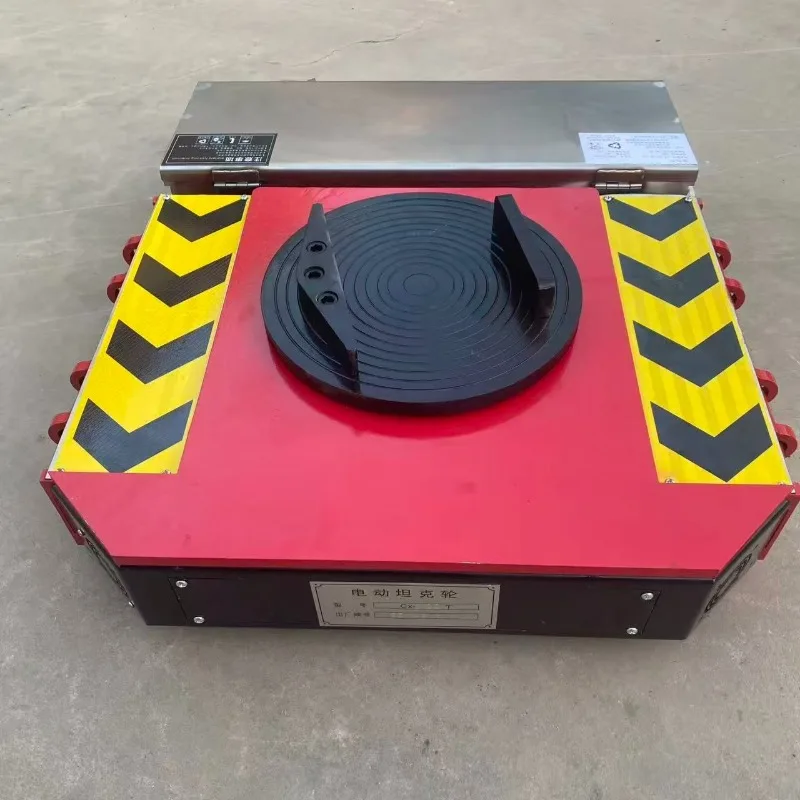Battery Powered Load Moving Skates Remote Control Electric Transporter 360 Degree 50Ton Heavy Duty Roller Trolley