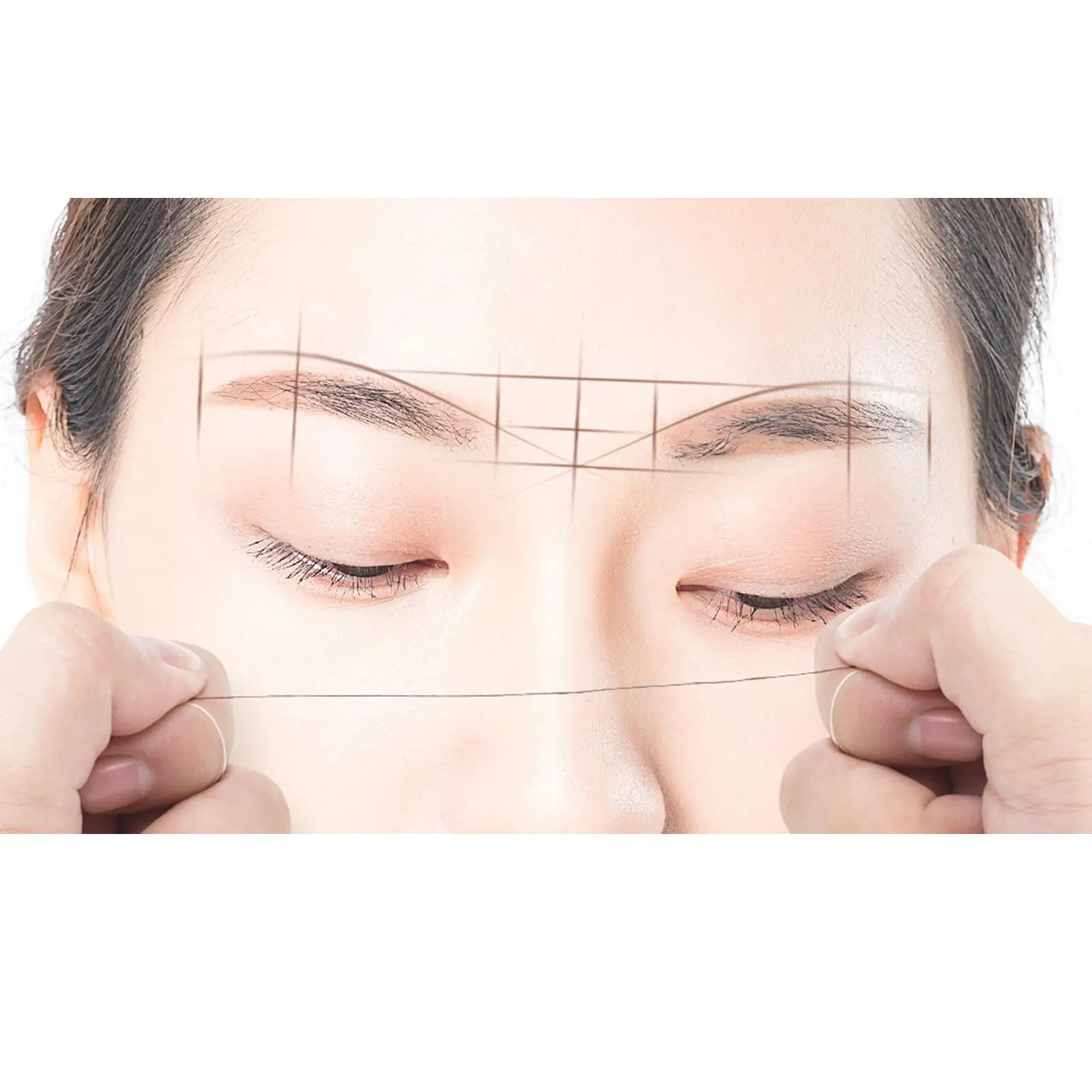 Microblading Pre Inked Mapping String Nylon Eyebrow Line Semi Permanent Tool for Eyebrow Tattoo Supplies