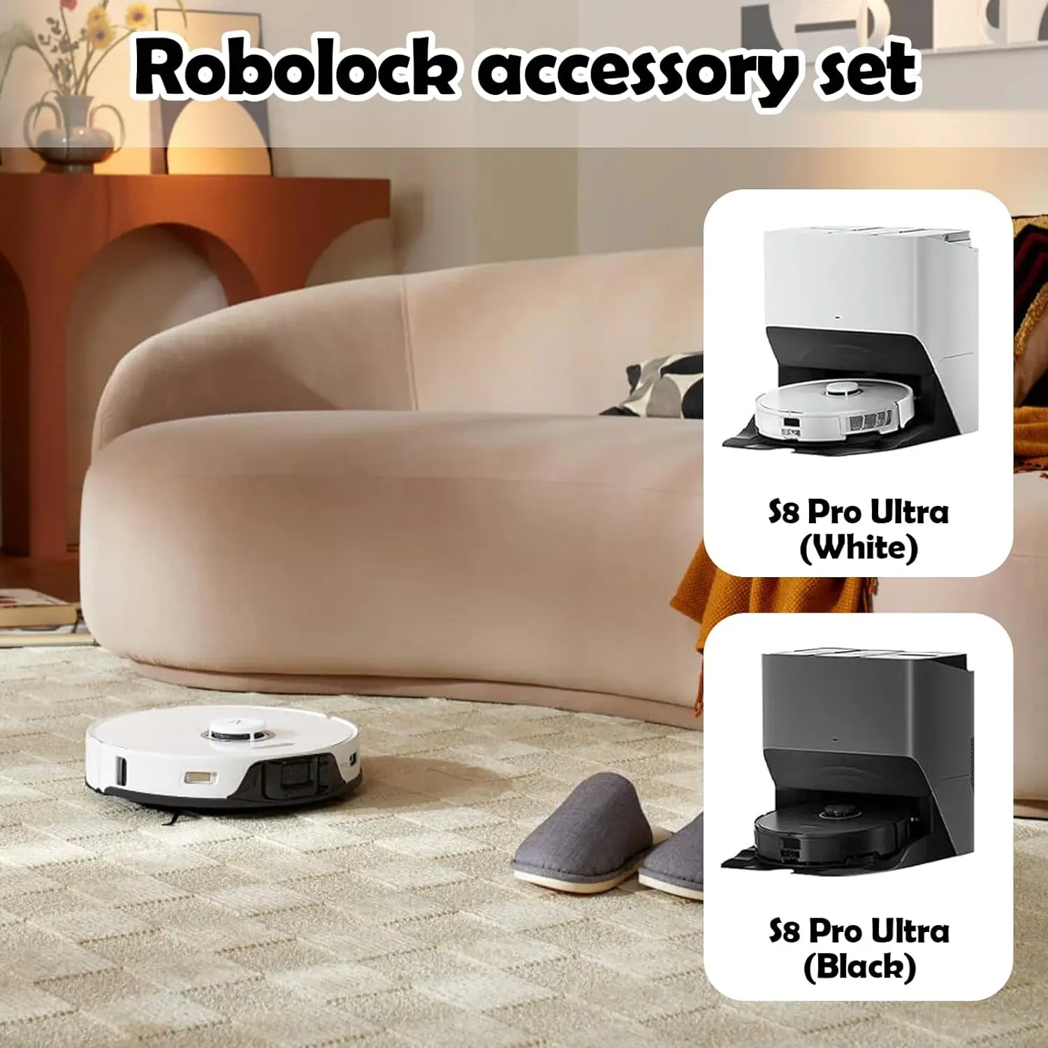 2 Roller Brush For Roborock S8 S8 Plus S8+ S8 Pro Ultra Robot Vacuum