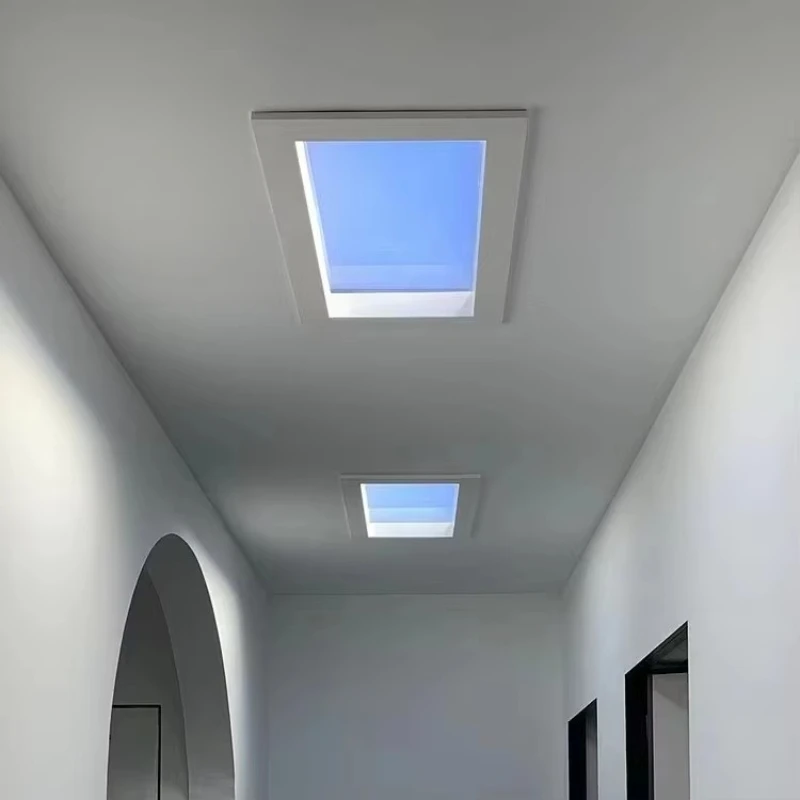 Attic ceiling light wide-angle view blue sky artificial skylight artificial window ceiling light simulated sunlight lighting