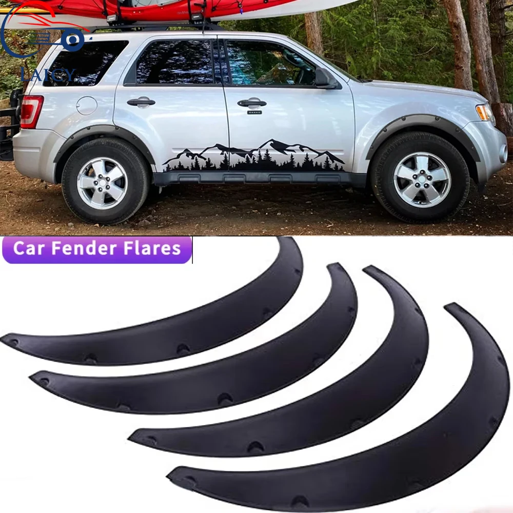 LAICY For Explorer 2010-2022 Car Wheel Arch Fender Flares Mudguard Mud Splash Guard Extra Wide Wheel Kit Auto Parts