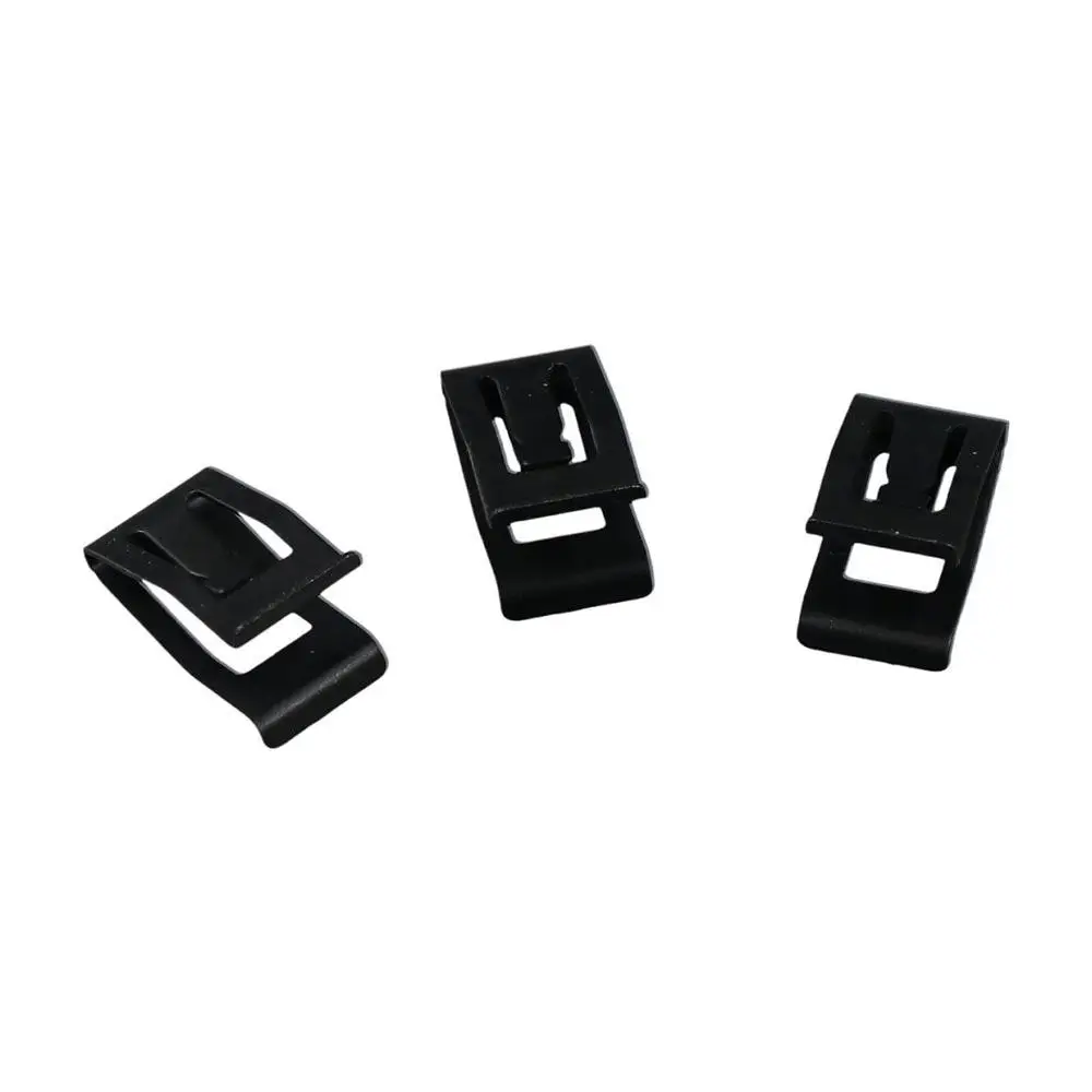 Black Rivet Interior Trim Plate Metal Clip Auto Fastener Clip Front Console Retainer Dashboard Fastener Dashboard Rivet