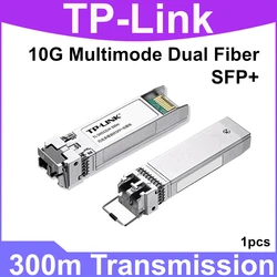 TP-LINK 10 гигабитный многомодовый двухволоконный SFP + оптический модуль LC, переключатель интерфейса оптического модуля, 10000 Мбит/с, сетевая экспресс-карта