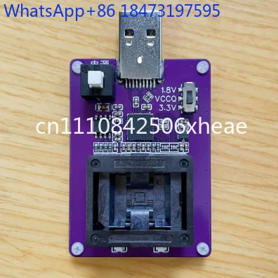 For EMMC153 Burner Adapter To USB3.0 for Image Reading and Writing, EMMC Chip Testing, BGA153 Test Socket GL3224E USB 3.0