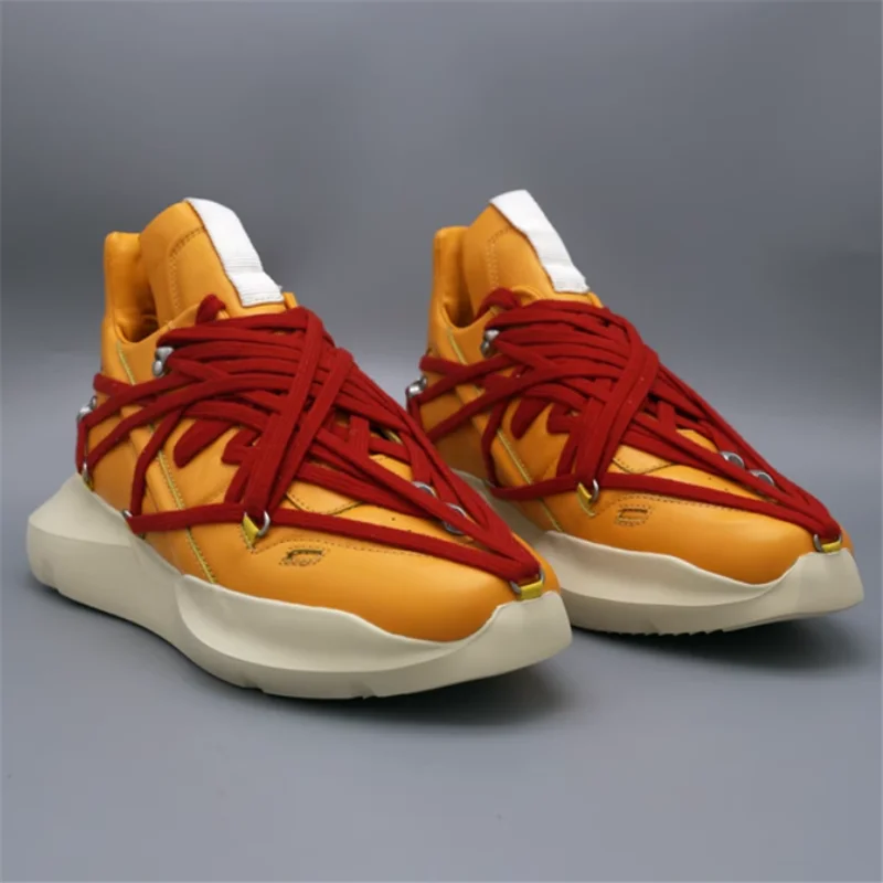 

Новые мужские ботинки на низкой платформе со шнуровкой, мужские кроссовки из натуральной кожи