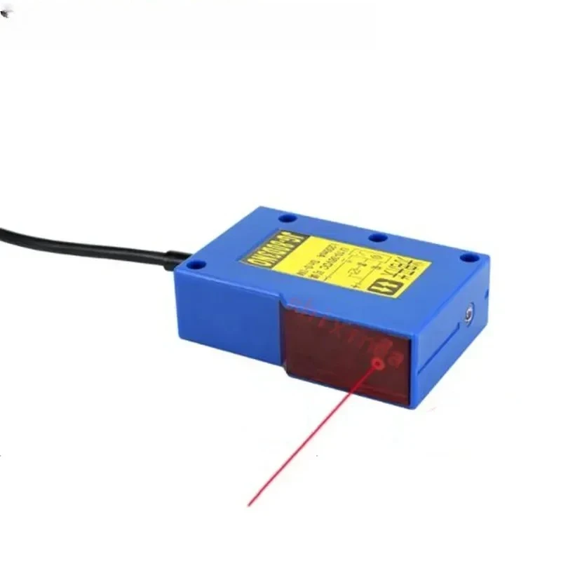 NPN PNP Square Laser Sensor Diffuse Reflection Sensor Photoelectric Switch Visible Light Infrared   0-3M Adjustable