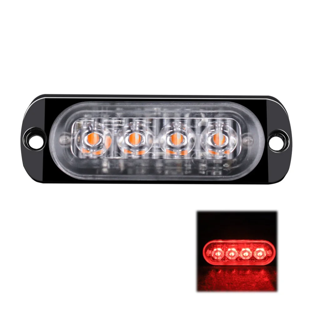 

For Automotive Safety Car Lamp LED Stroboscopic 12-24V Voltage 12W Power Aluminum Material Easy Installation For Vans
