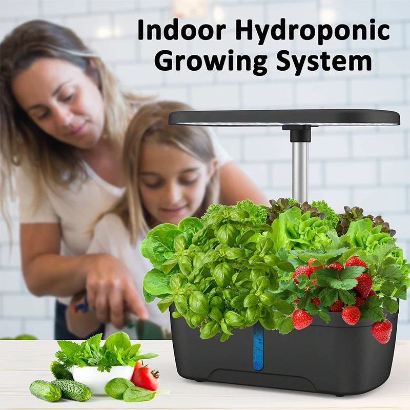 

Indoor Hydroponics System Intelligent Vegetables Planter Home Plants Growing Box LED Growth Lamp Soilless Cultivation Equipment