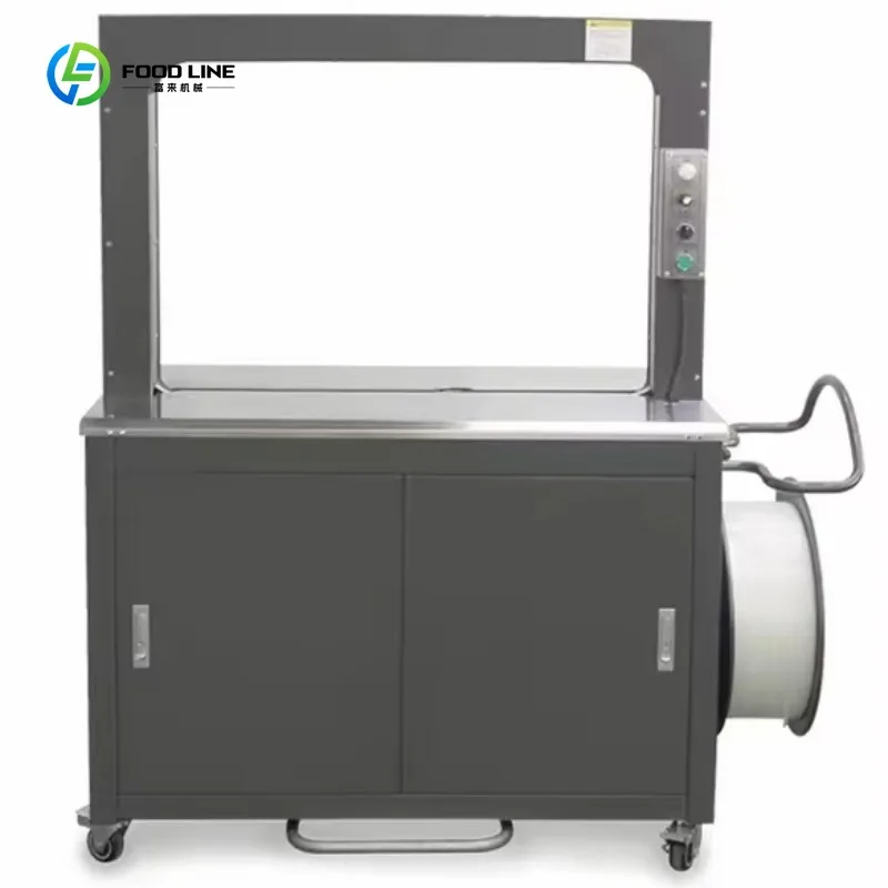 Automatic PP Band Strapping Machine 5mm 6mm Polypropylene Material Heavy Duty Industrial Packing Equipment Custom