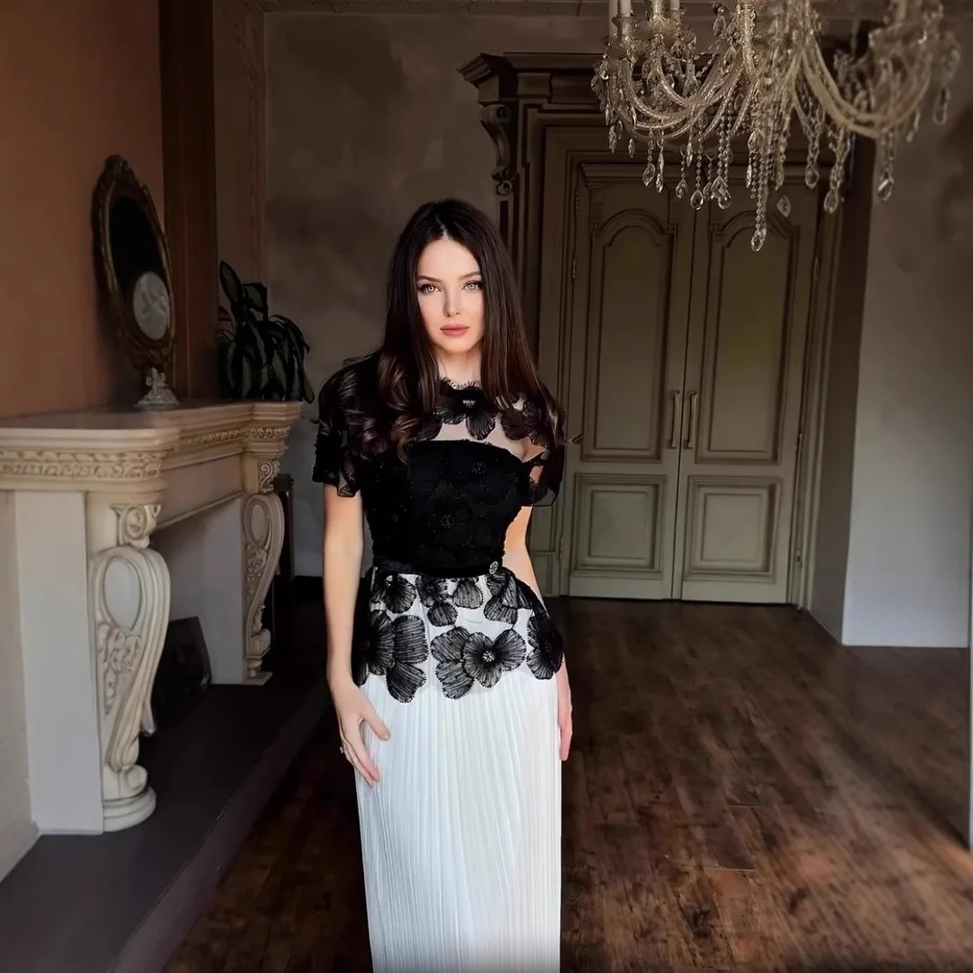 

2025 Spring New Fashion Casual Cute Lace Floral Strap Dress Goth Birthday Women's 2025 Summer Dress Robe Vestido Women Elegant