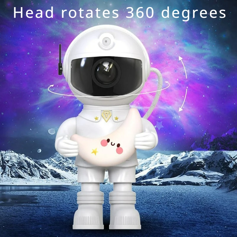 New Astronaut Starry Sky Projection Light LED Full Sky Star Atmosphere Night Light Decoration Bedroom Party Children's Gift