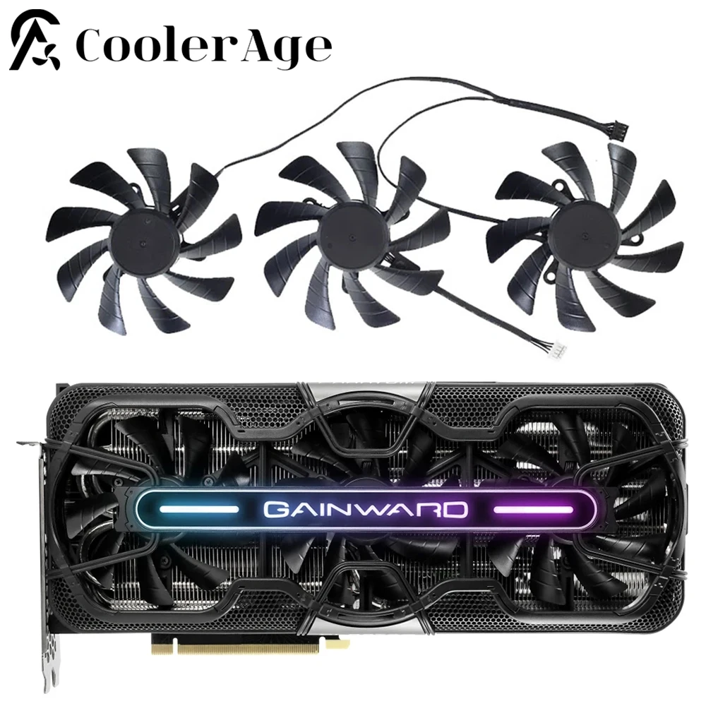 

For Gainward GeForce RTX 3090 3080 3070 Phantom Video Card Fan 85MM TH9215B2H-PFB01 RTX3090 RTX3080 RTX3070 GPU Fan