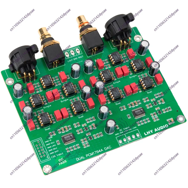 Dual PCM1794A x2 DAC Balanced Decoder Board USB Coaxial Audiophile Decoder Kit 24Bit 192K