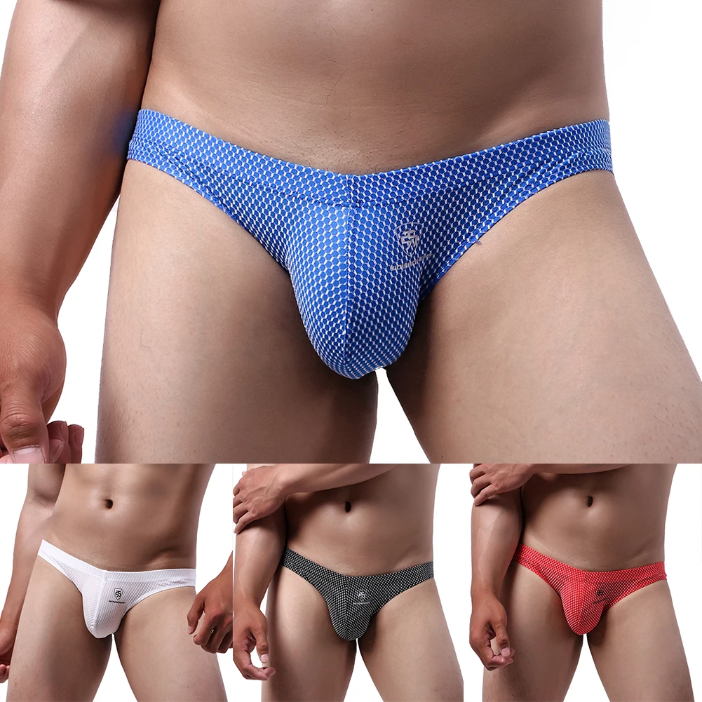 

Sexy Mens Panties Breathable Mesh Sexy Double Thong Backless Men Swimmwear Briefs Low Rise Slip Homme Underclothes Nightwear