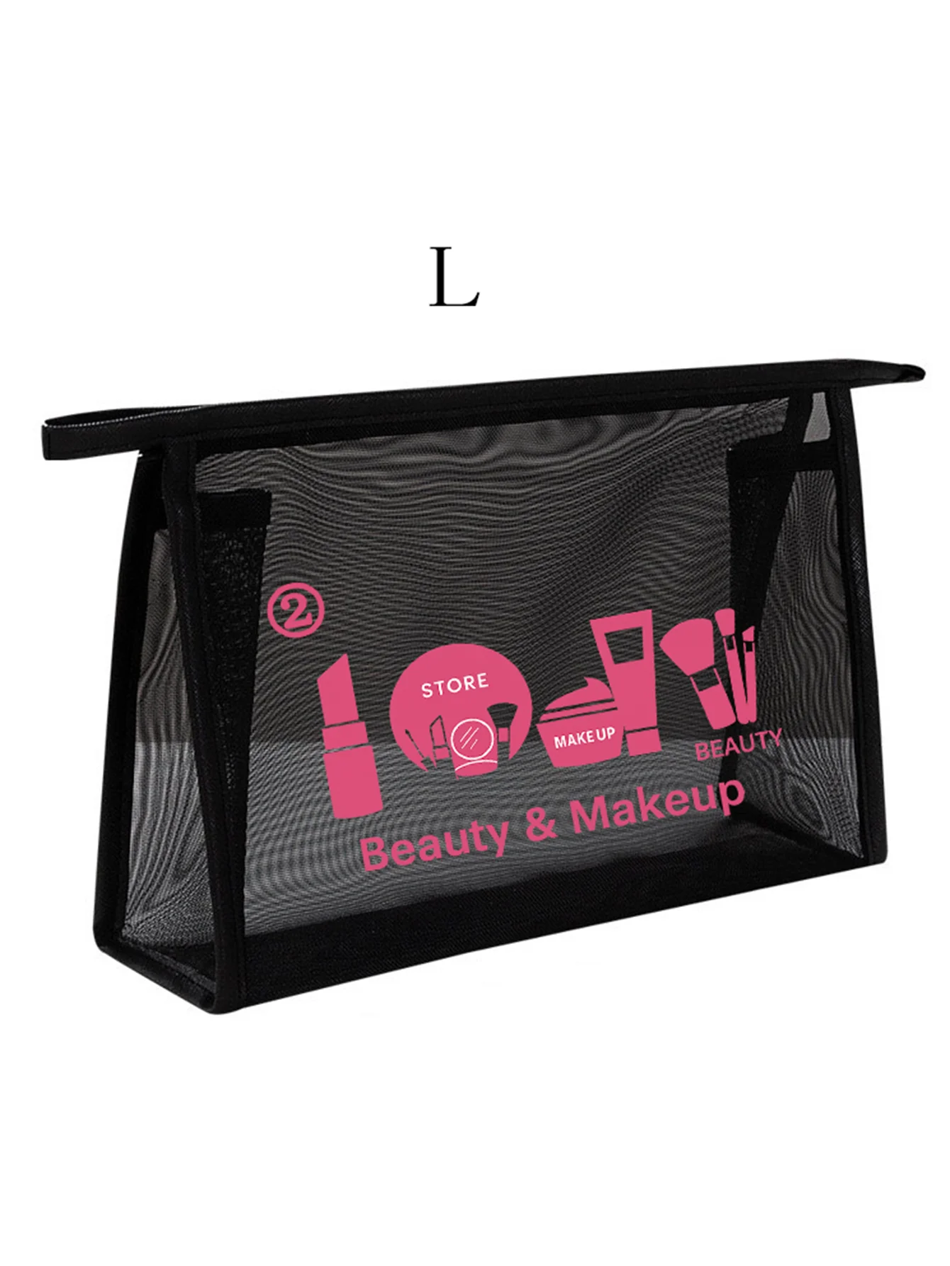 

Humor Canvas Toiletry Bag-Lightweight,Foldable Cosmetic Pouch With Zipper Easy-Clean, Versatile Makeup Case For Travel & Holiday