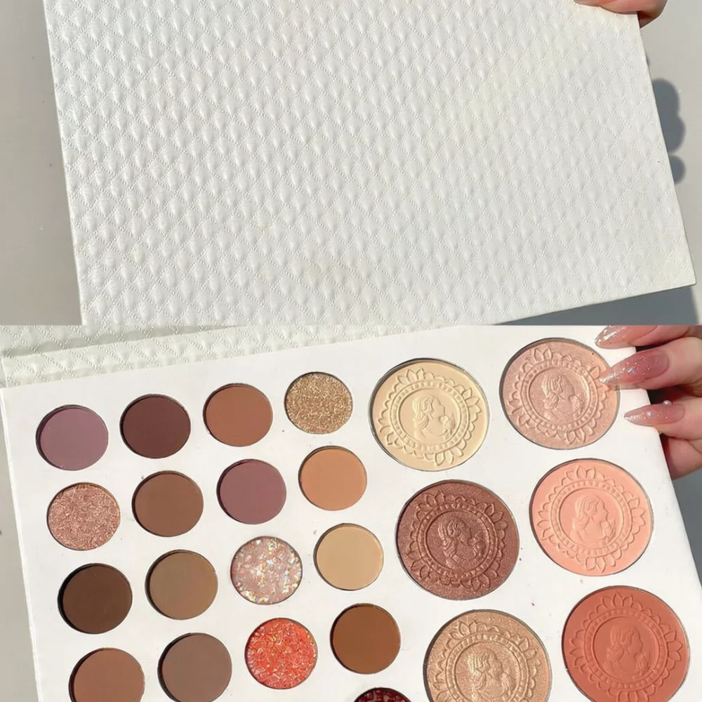 For For MUGE LEEN Makeup Set 26 Color Eyeshadow Palette Matte Shimmer Earth Tone Pigmented Long Lasting Cosmetic Kit