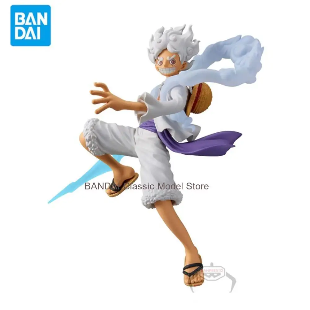 

Оригинальная коллекционная фигурка Banpresto One Piece DXF The Grandline 15 см: Луффи в форме Gear 5, аниме-модель, мини-игрушка
