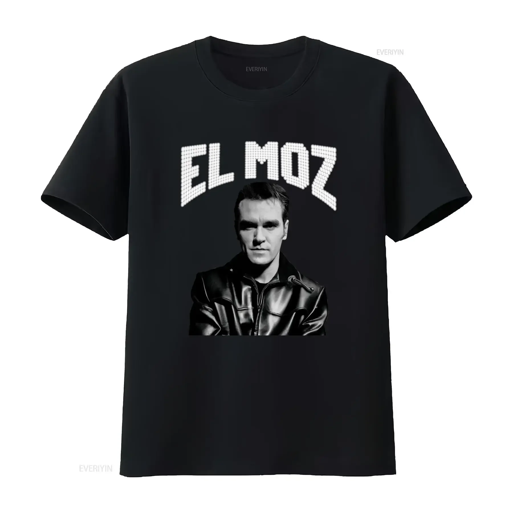 Morrissey Moz El The Smiths 90s Bands Print T Shirt Vintage Rock Style vintage Washed Slightly Unisex Comfortable Casual