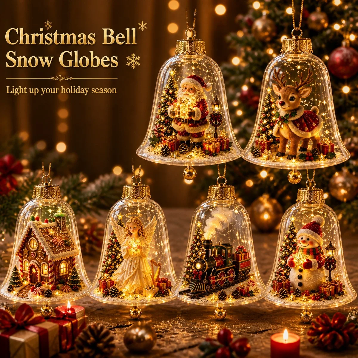 Pendant Lighting Christmas Decor - Luci a Sfera LED di Natale