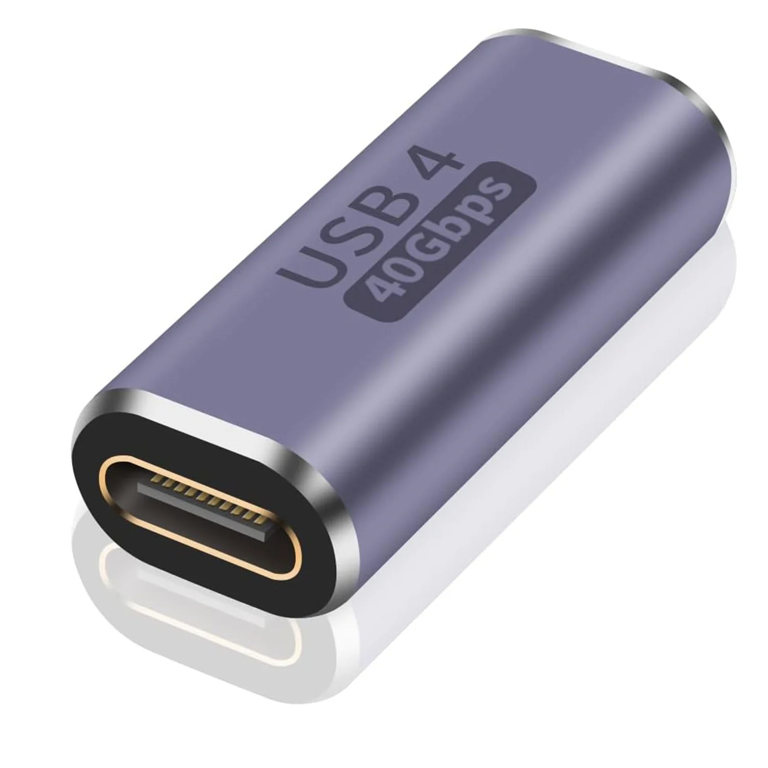 1pc USB C Female to Female 40Gbps 3.2 OTG Coupler Adapter Extender 8K Video 100W Fast Charging for USB4 Cable Thunderbolt 4