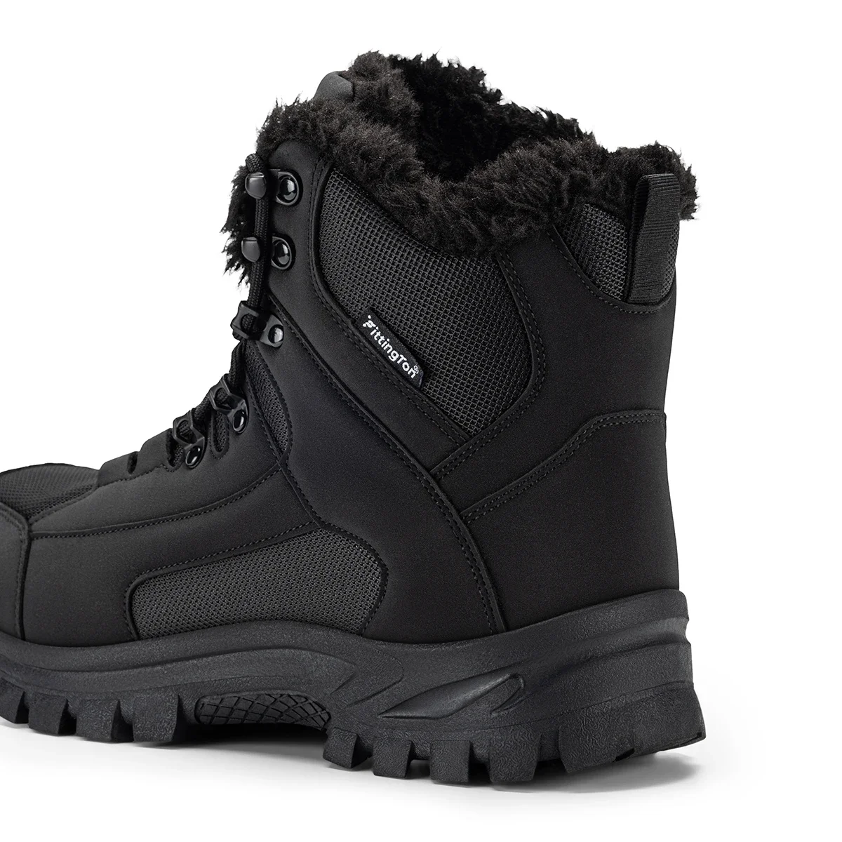 Herren Winter Schneestiefel Weite Passform Kältebeständig -25 ℃ Warme, dick gefütterte Outdoor-Wanderstiefel Herren-Winterschuhe zum Wandern und Trekking – Detail 11