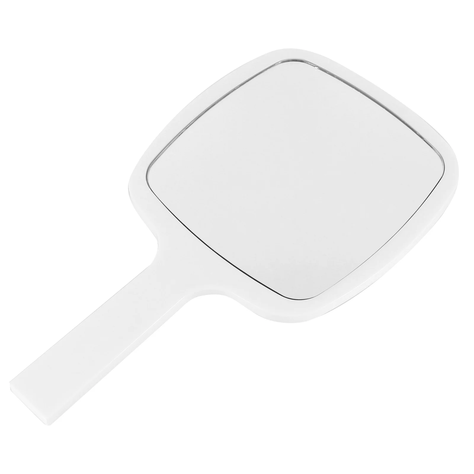 手持ちミラー 人間工学に基づいた滑り止めグリップで外出先でのタッチアップに最適 サロン品質のガラス製トラベルバニティミラー 女性用