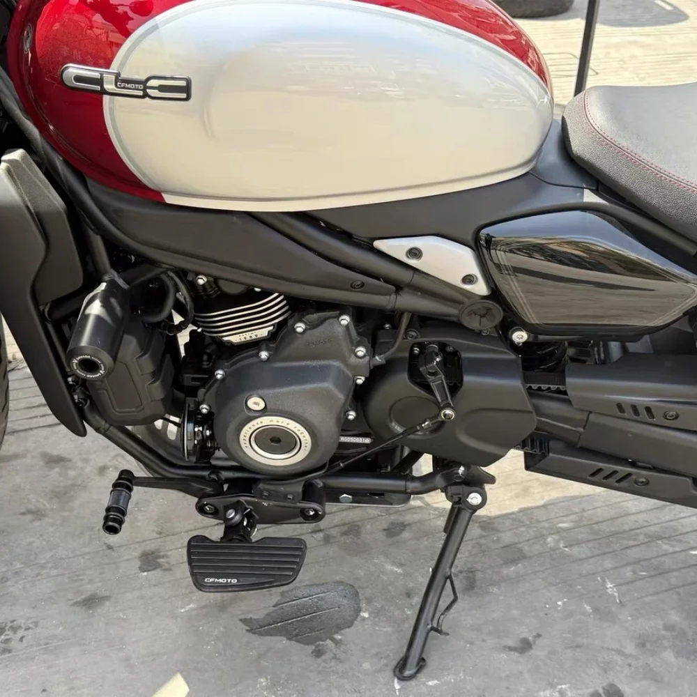 FOR Retro Cruiser Enlarged Footpegs 250CLC/450CLC Thickened Aluminum Alloy Impact-Resistant Shock-Absorbent Anti-Collision Rep