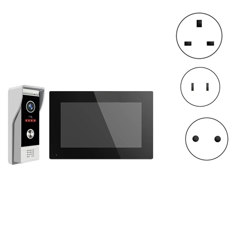 ABNO-วิดีโอ Doorbell Apartment Intercom 7In Full Touch Monitor ระบบ TUYA Wifi Home Video Intercom ประตูโทรศัพท์ชุด