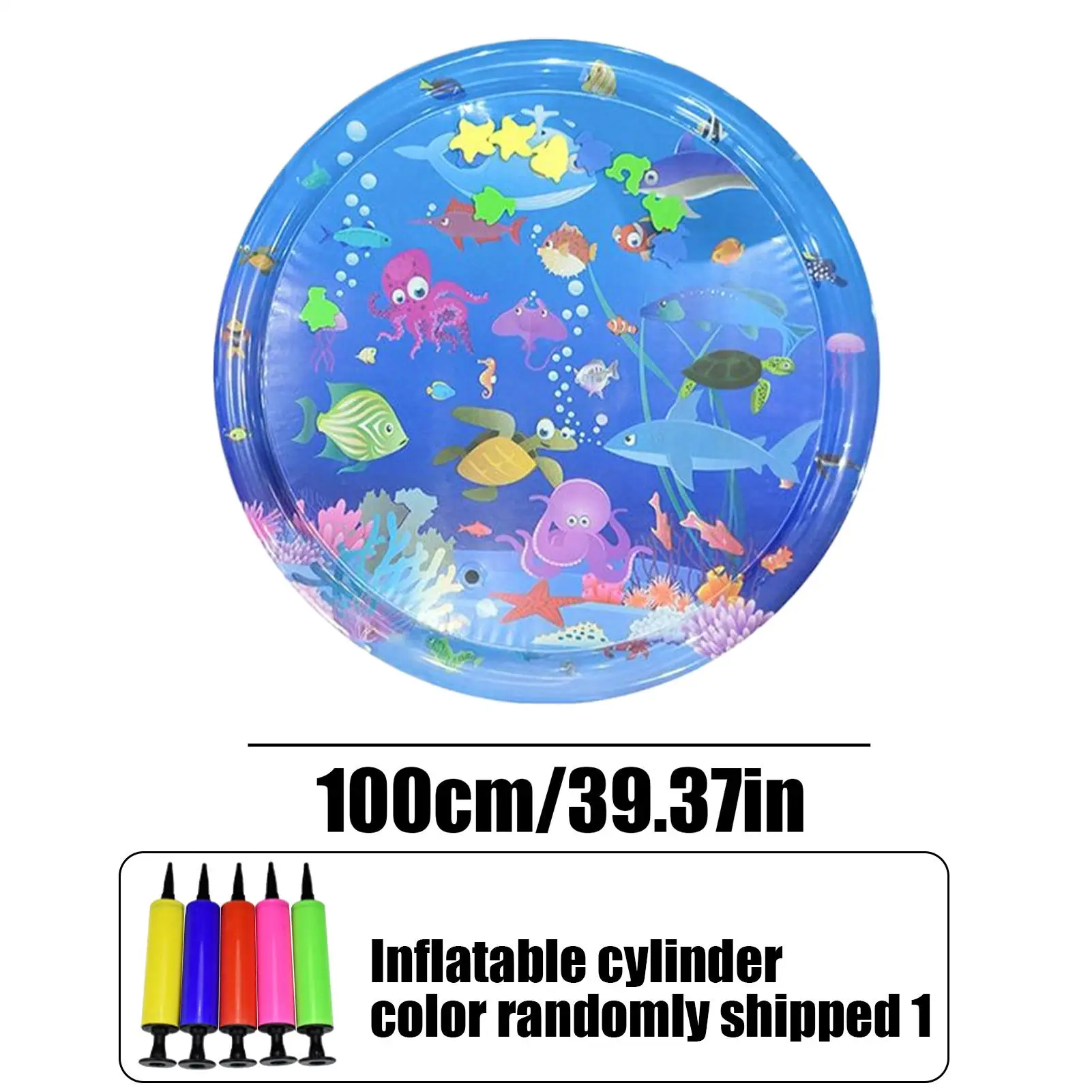 Water Mat for Babies Pet Cooling Pad Interactive Foldable Washable Cooling Mat for Outdoor Indoor Water Play Puppy Cat Pet