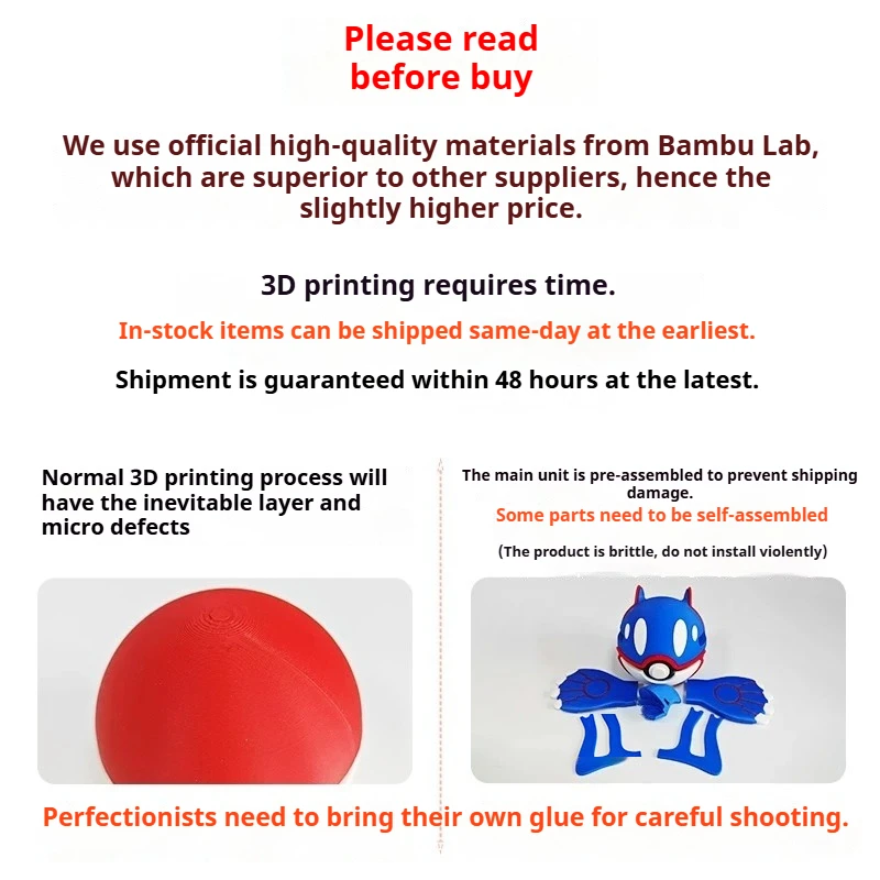7cm 3D Printed Pokeball Figurine Sylveon Weezing Charizard Giratina Mega Gengar Sealed Sphere High Quality Collect Pokemon Ball view 3
