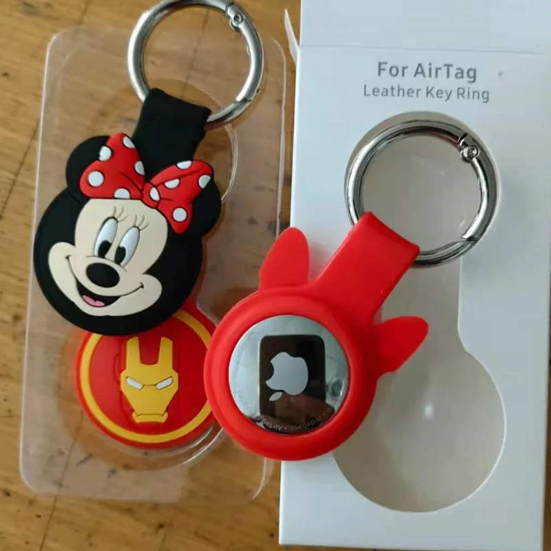 مينسو الكرتون الراتنج الراتنج الهاتف المحمول Airtag محدد المقتفي مكافحة فقدان حالة وقائية حقيبة مدرسية للأطفال لطيف