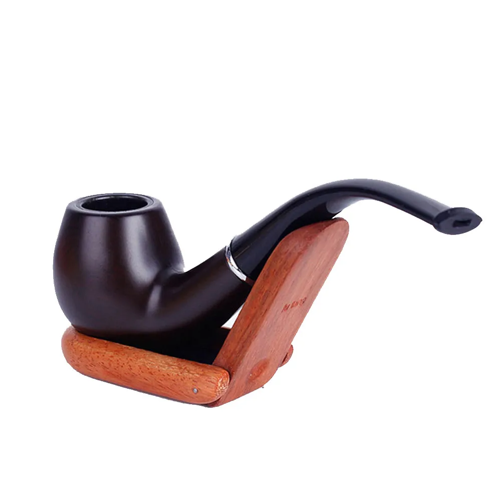 Wood Grain Resin Vintage Durable Tobacco Smoking Pipe Smoke Pipes Reduce Tar Cigarette Filter Men Gift Tobacco Smoking Gadgets