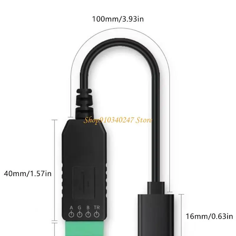 Q22A 産業用 USB から RS485 シリアルコンバータモジュール CH340 チップセットによる高速信号変換 PLC 接続用