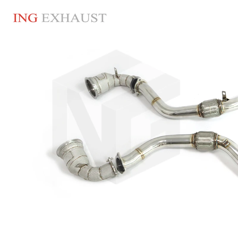 

for Porsche Panamera 971 2.9T Enhanced power Exhaust with/without cat Downpipe ss304 Front Tube ING