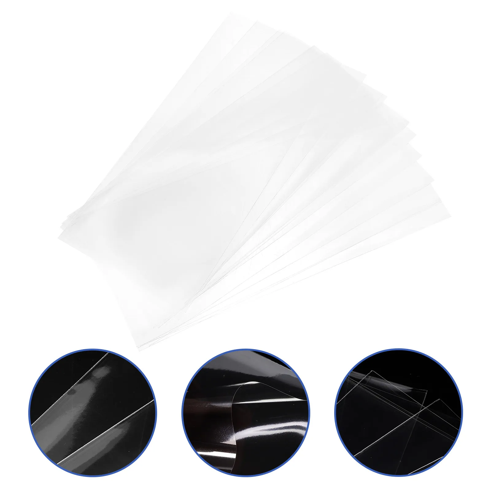 

100Pcs Paper Money Collection Album Clear Banknote Protective Sleeves Transparent Stamp Holder Bill Storage Bags Collector Gift