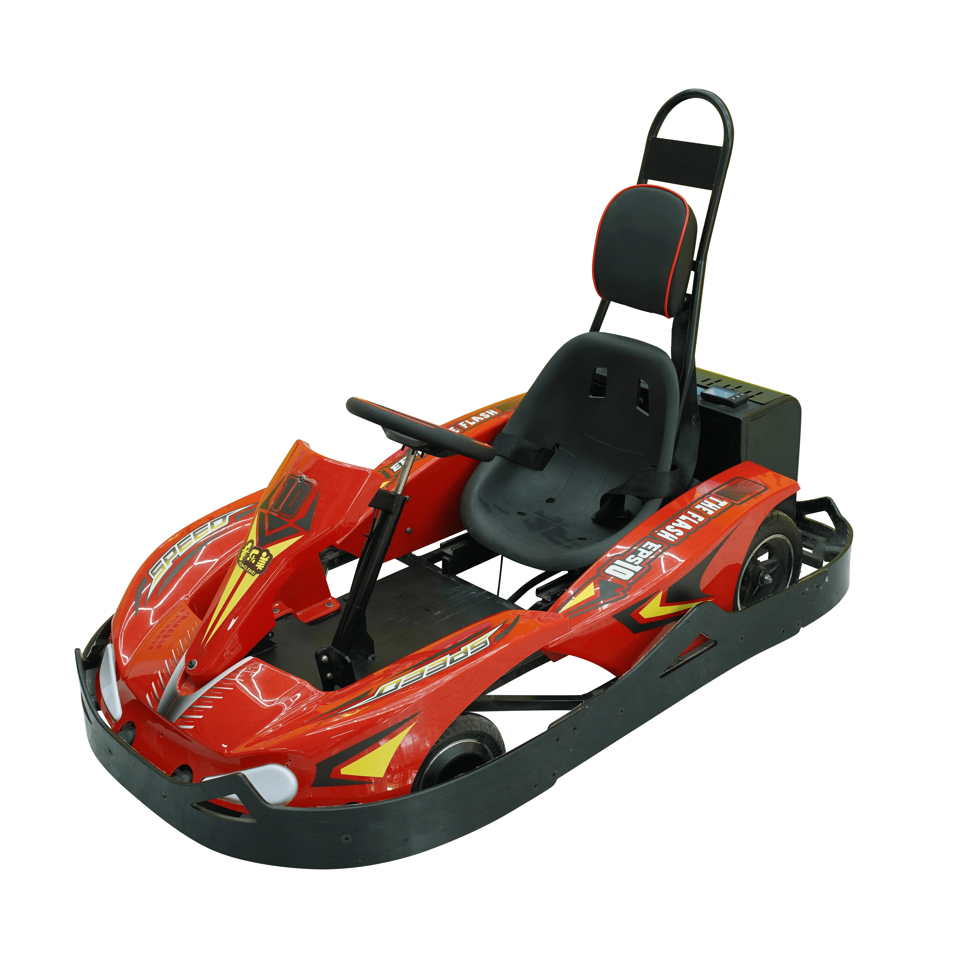 

Электрический картинг с улучшенными функциями безопасности, высокоскоростной, для гонок на открытом воздухе, детская модель, литий-ионный аккумулятор, для детей от 3 лет, до 17 миль (28 км/ч) на одном заряде.