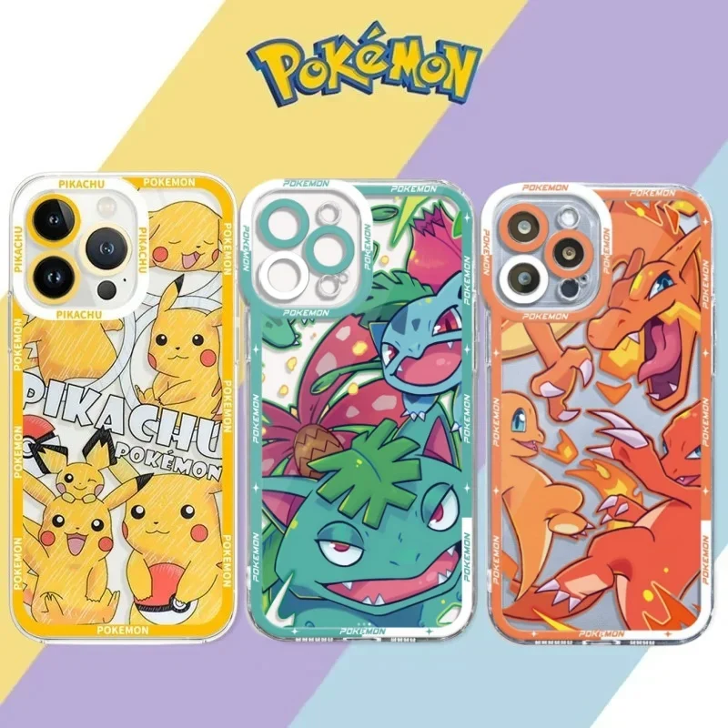 Pokemon Phone Case For VIVO Y19S Y17S Y27 Y28 Y21 Y51 Y31 Y15S Y15A Y01 Y53S Y21S Y33S Y33T Y21T Y50 Y30 Y16 Y19 Y36 Y22S Y75