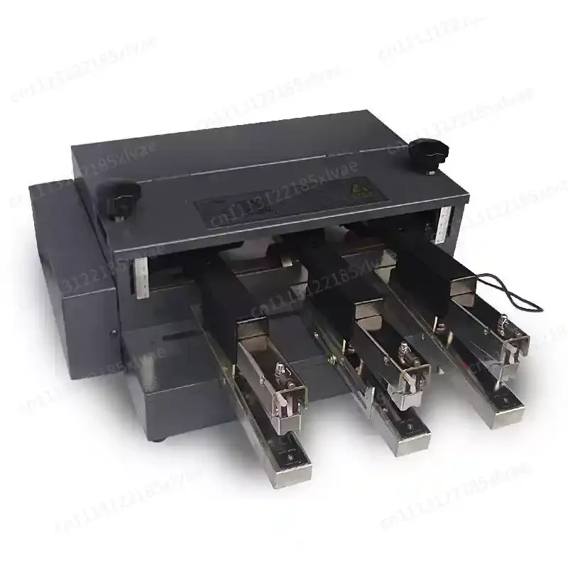 Electric Saddle Stitching Machine, Automatic Center Stapler, Office 3-Head Stapler
