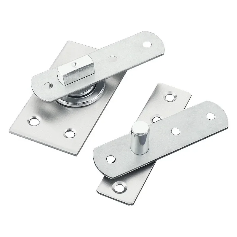 

Stainless Steel Pivot Door Hinge Heavy Duty for Wood Shaft Murphy Hinge Up and Down Doors Rotating Hinges Location Shaft Hinge