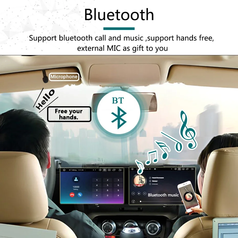 7'' Wireless Carplay Android Auto Autoradio GPS Bildschirm für Fiat Bravo 2007-2014 Bluetooth 2 din Android 15 Autoradio Multimedia Player WLAN 4G LTE – Detail 9