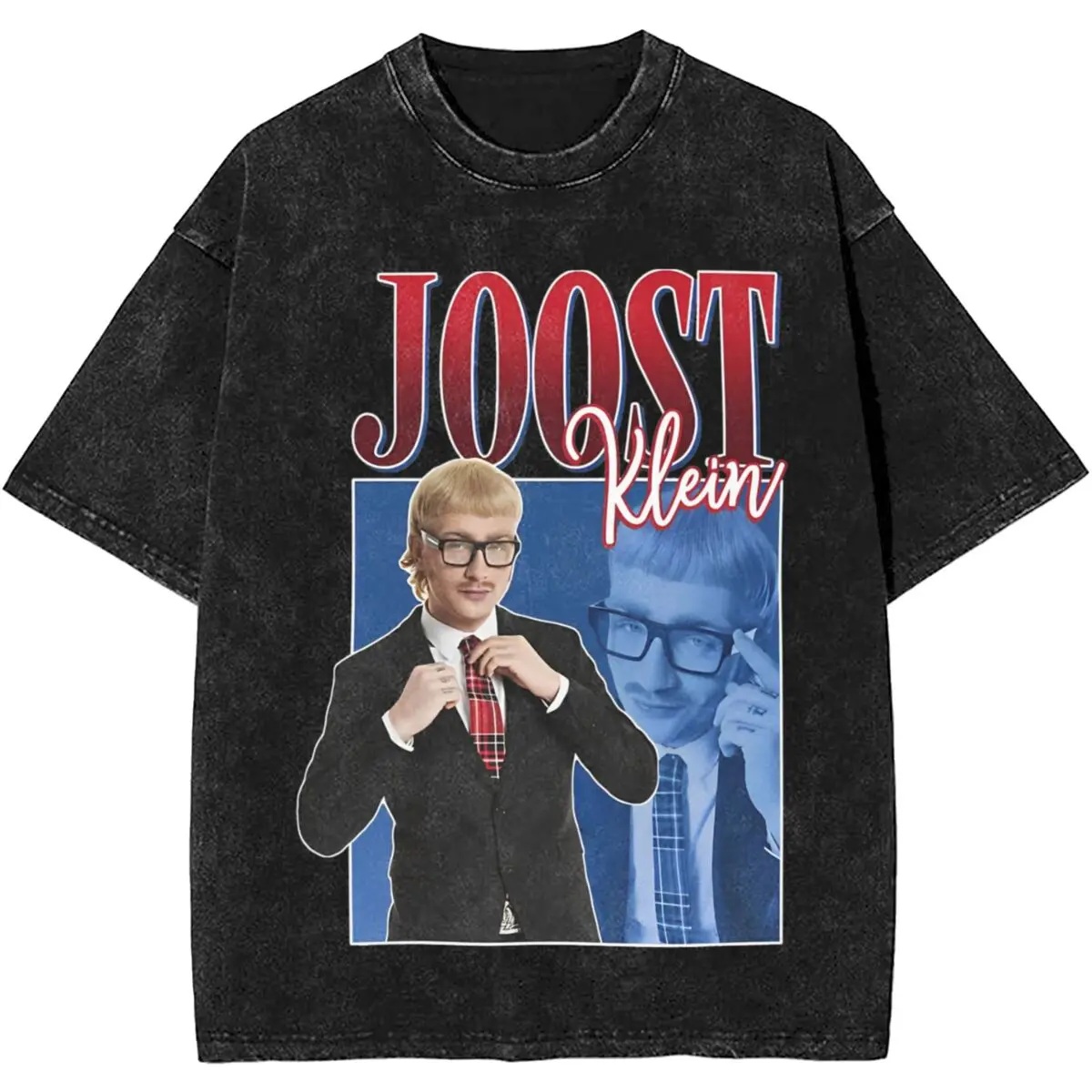 Printed Joost Klein Eurovisions Song Contest 2024 The Netherlands Merch Washed Shirt Apparel Harajuku T-Shirt Men Women Tee