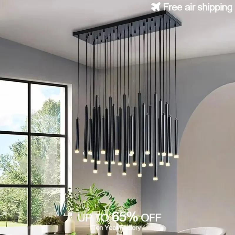 

Nordic Style Crystal Pendant Light for Dining Room and Luxury Home Indoor Lighting Modern Ceiling Chandelier with Remote Control