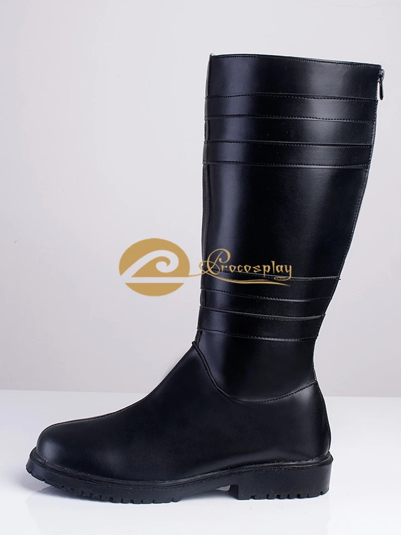 Kylo Cosplay Ren Stiefel Schwarze Schuhe für Männer Halloween Rollenspiel