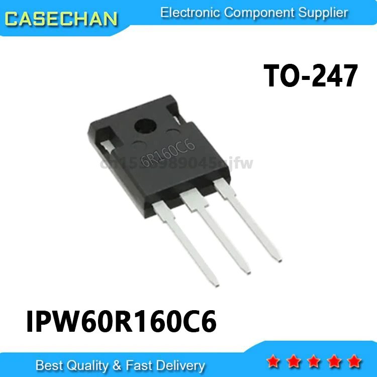 10PCS New and Original 60R160C6 6R160C6 IPW60R160C6 TO-247 23.8A 600V 