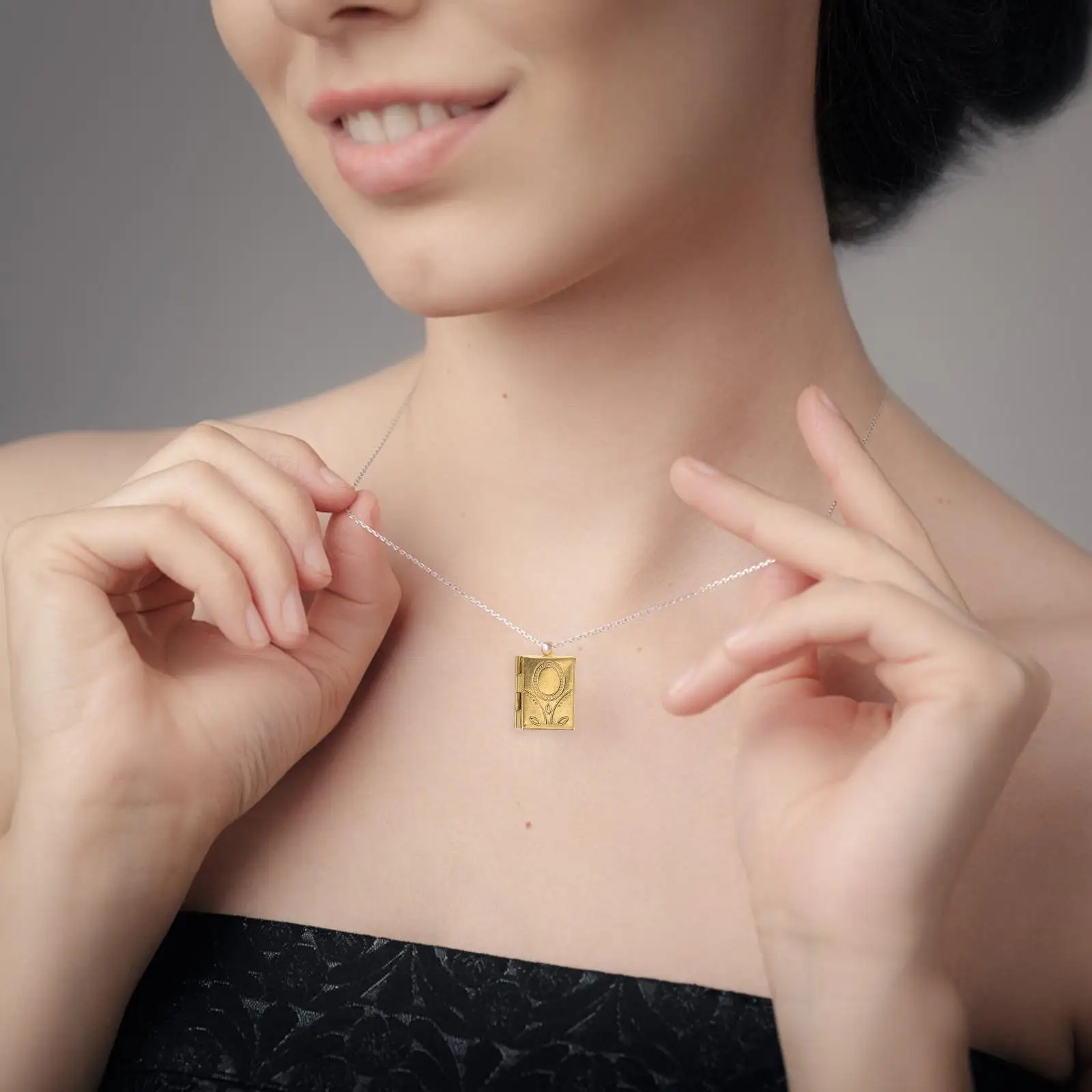 10 Pcs Book Key Accessory Photo Charms for Jewelry Making Locket Pendant