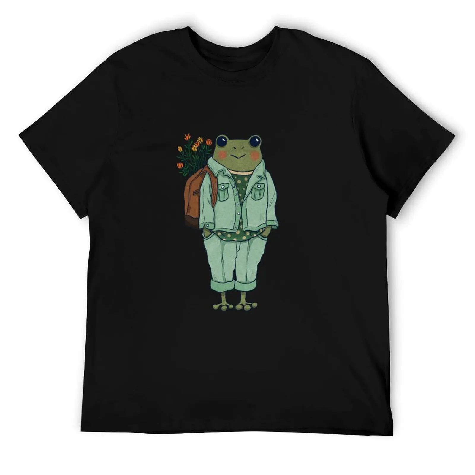 

Mr. Frog - Casual T-Shirt man t shirts high quality luxury brand t shirt man cotton T-Shirt