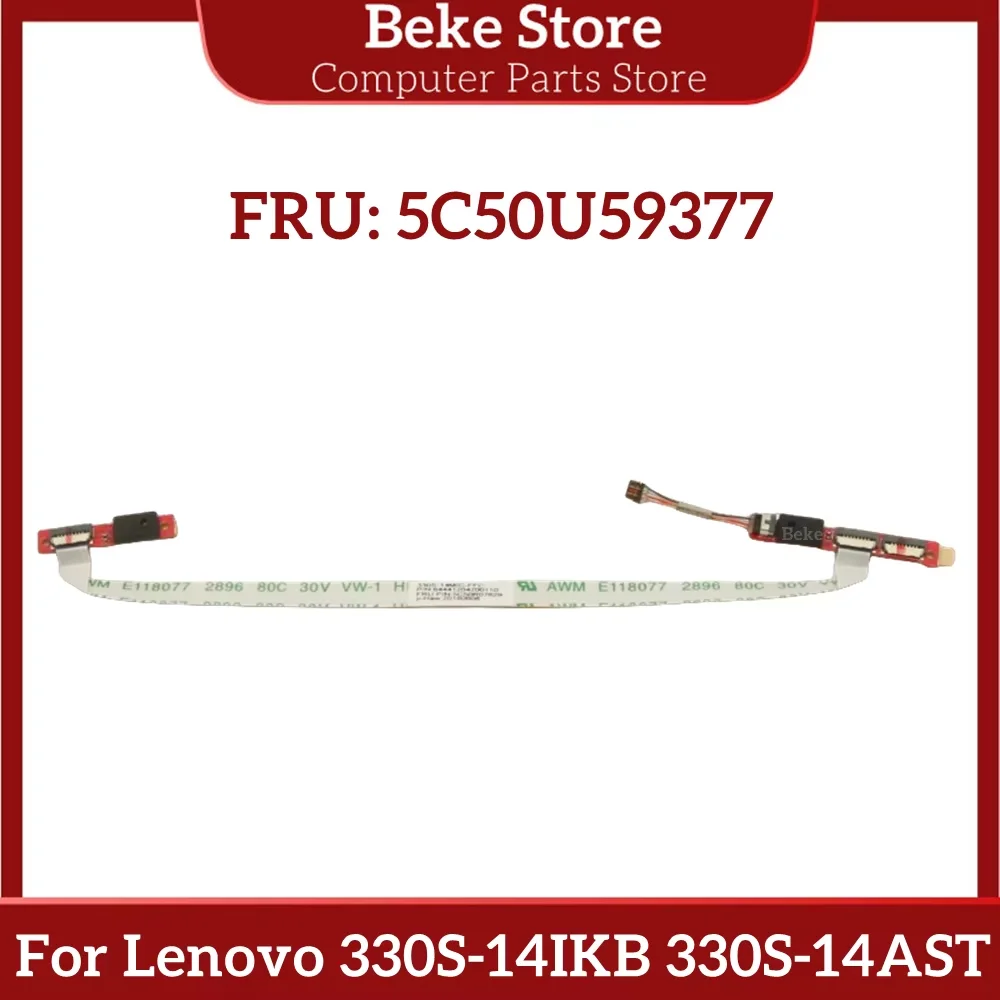 Beke para lenovo 330s-14ikb 330s-14ast microfone almofada sensor placa com cabo 5c50u59377 navio rápido