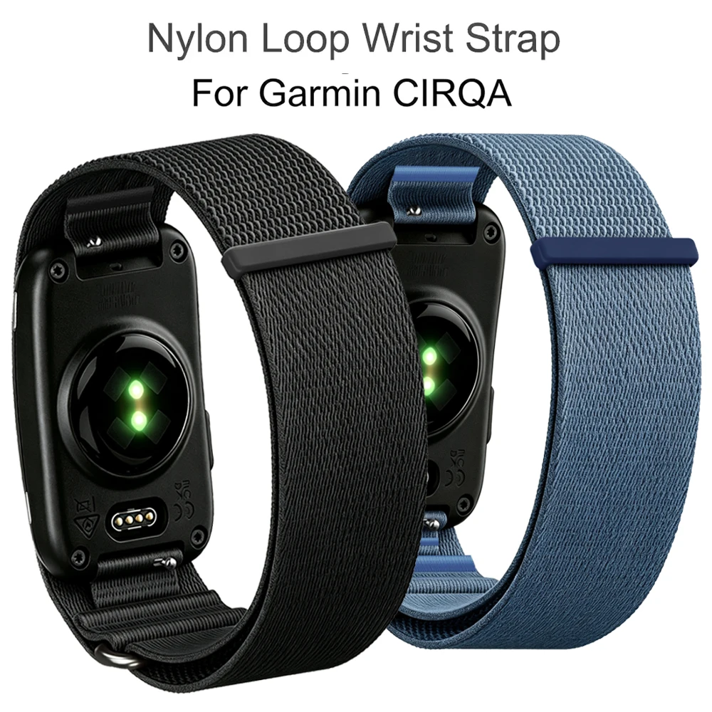 Nylon Loop Sports Strap for Garmin CIRQA Smart Band Wristbands Lightweight Adjustable Elastic Armband for Garmin Cirqa Bracelet
